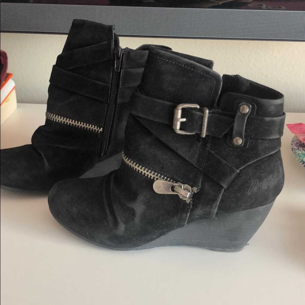 wedge booties